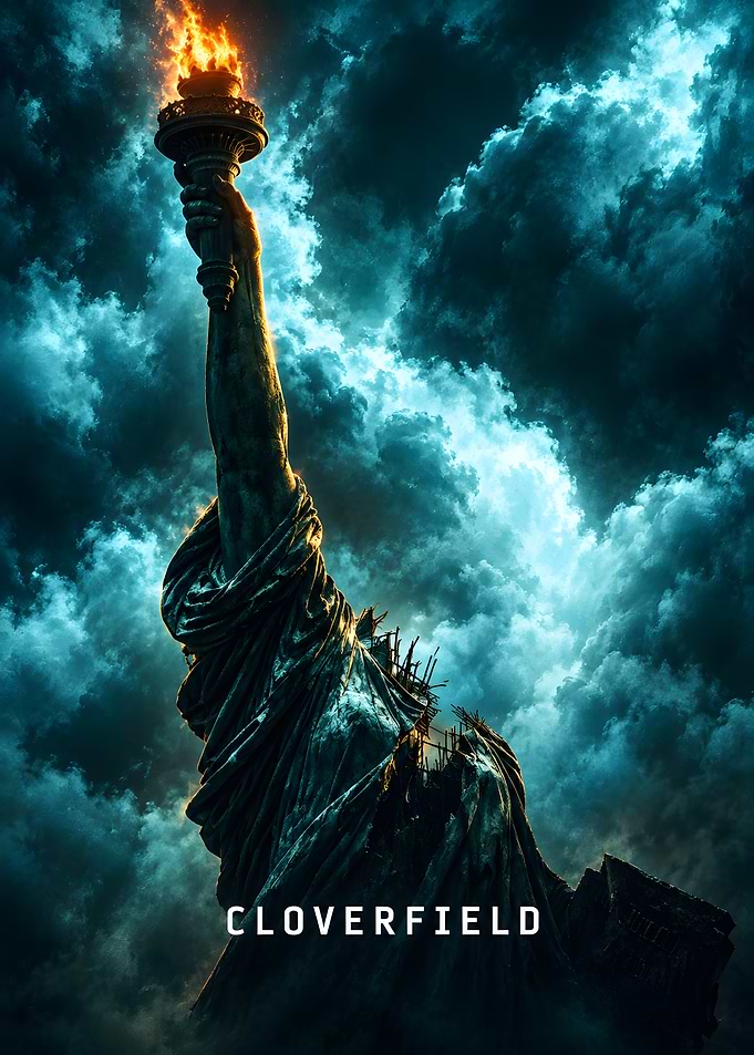 Cloverfield Statue of Liberty Movie Poster