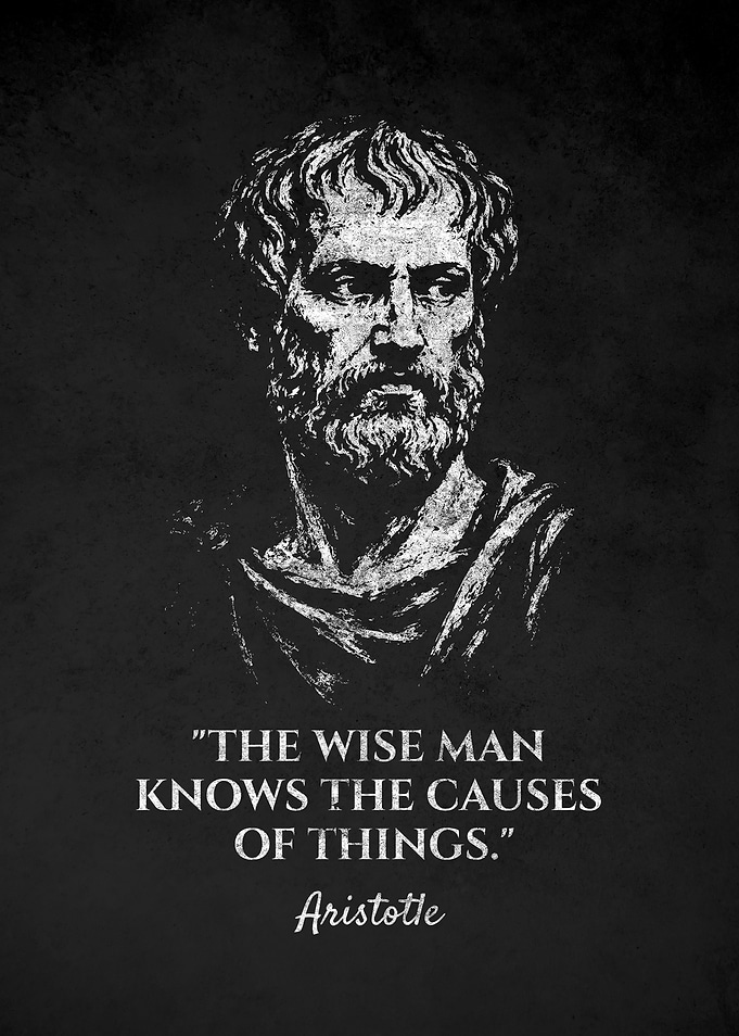Aristotle Quote Minimalist Poster
