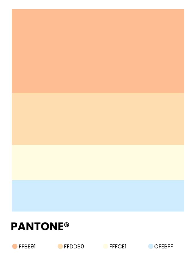Pantone Color Palette Soft Pastel Tones