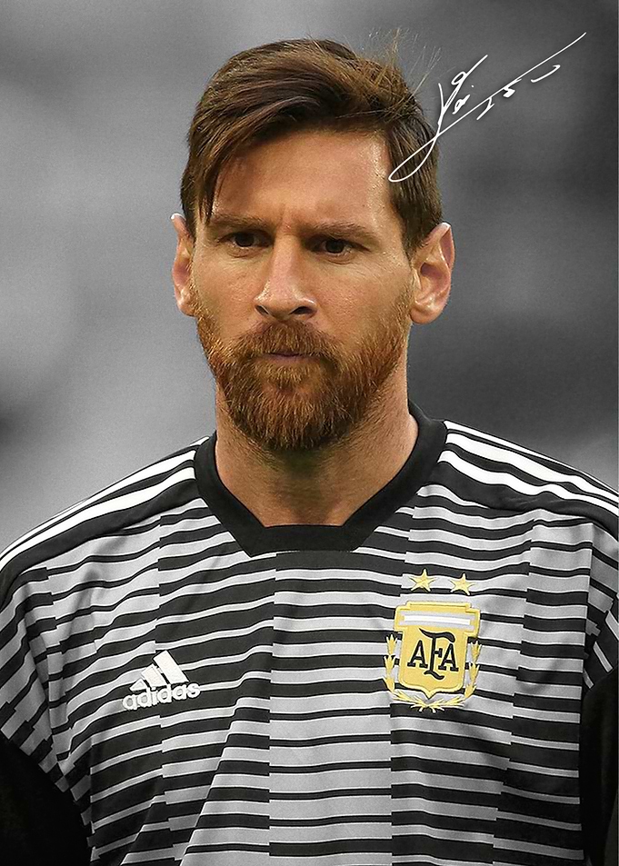 Lionel Messi iconc poster