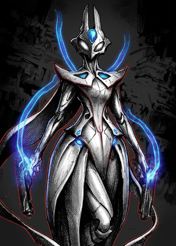 Warframe Mesa Prime Digital Art