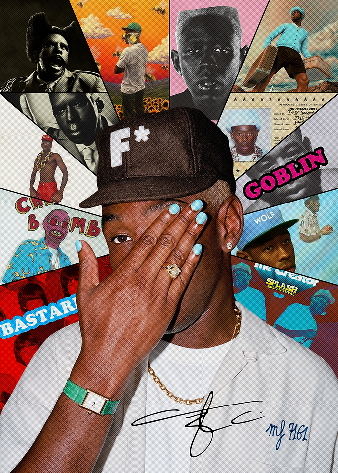 Tyler, the Creator Collage Poster