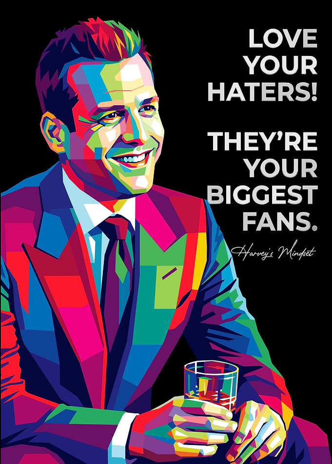 Harvey Specter Pop Art Poster