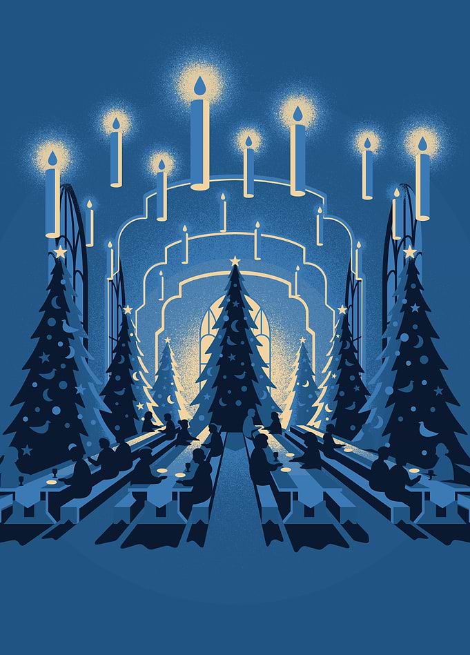 Hogwarts' Festive Grandeur