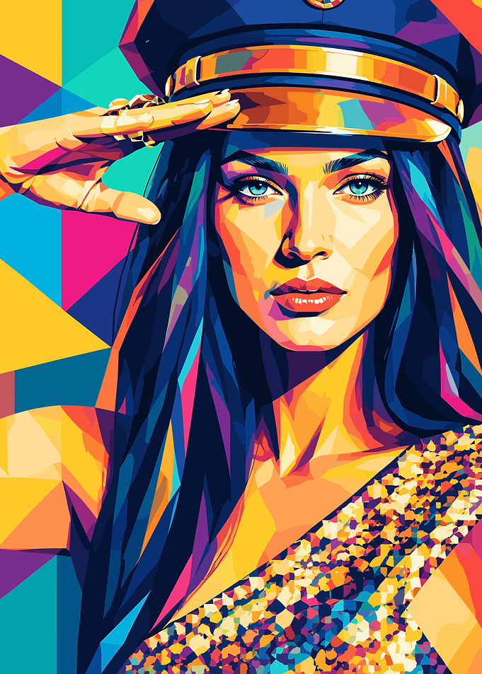 Megan Fox Pop Art Portrait