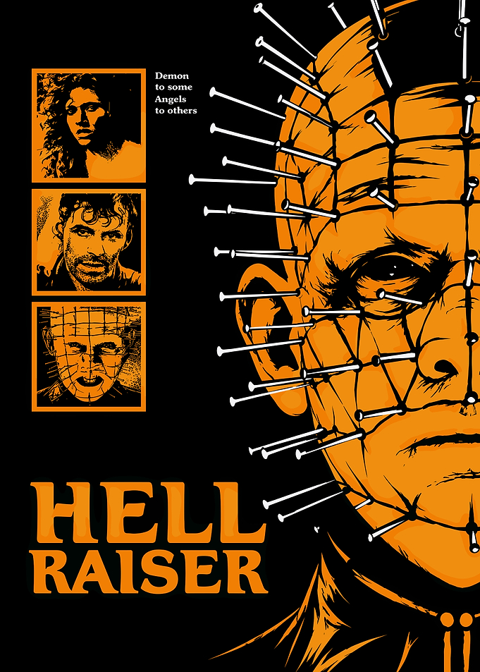 Hellraiser Pinhead Minimalist Movie Poster