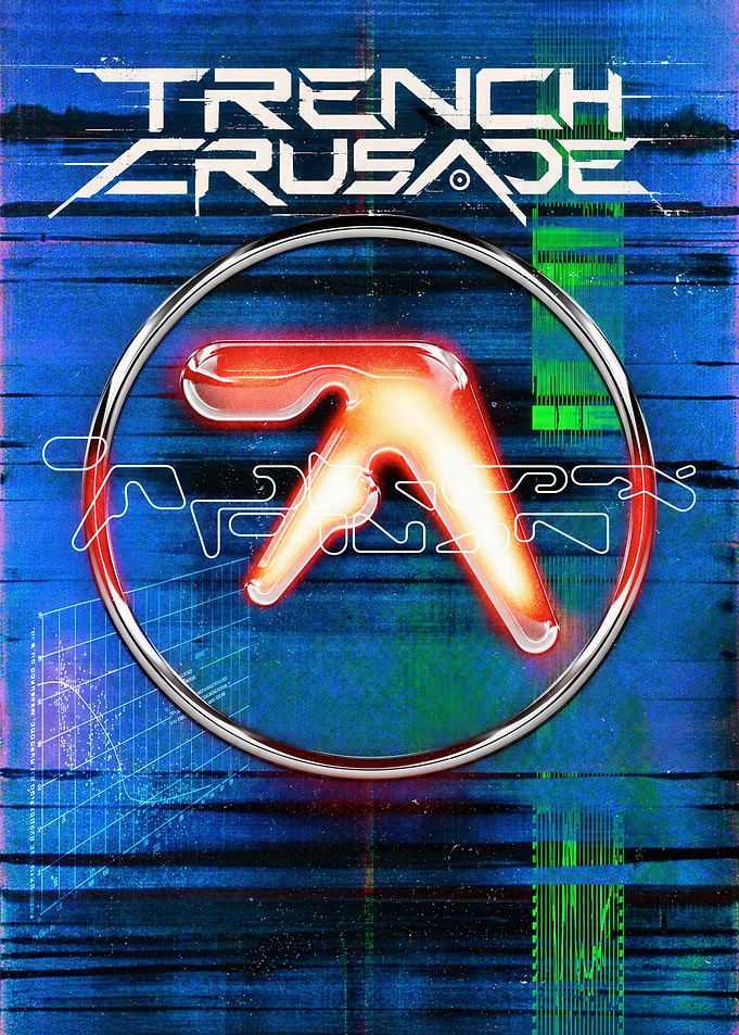 Trench Crusade Aphex Twin Mashup Poster