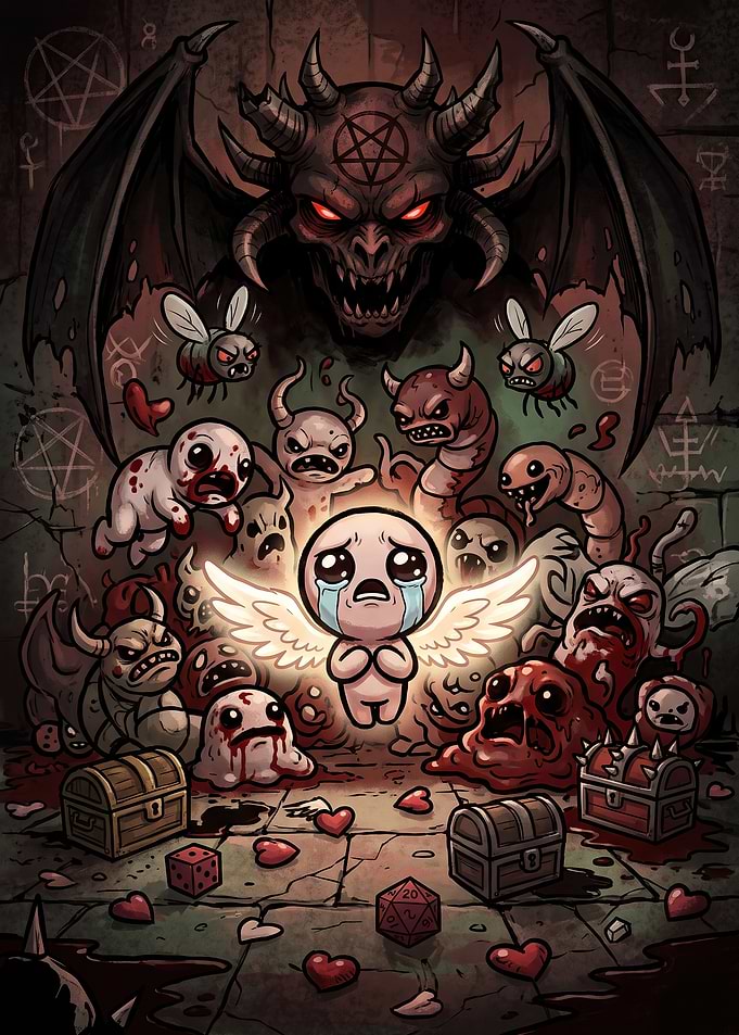 The Binding of Isaac Angelic Struggle