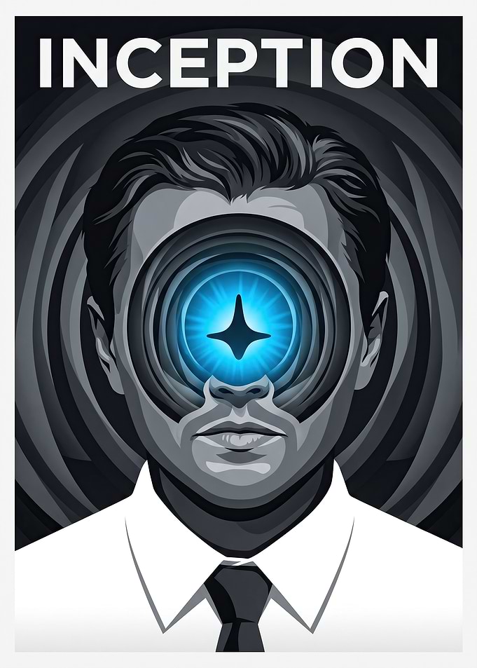 Inception Movie Minimalist Poster