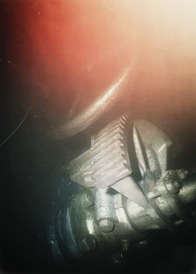 Industrial Gear Mechanism Close-up