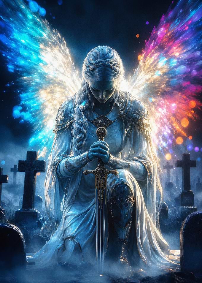 Angel Warrior Fantasy Poster