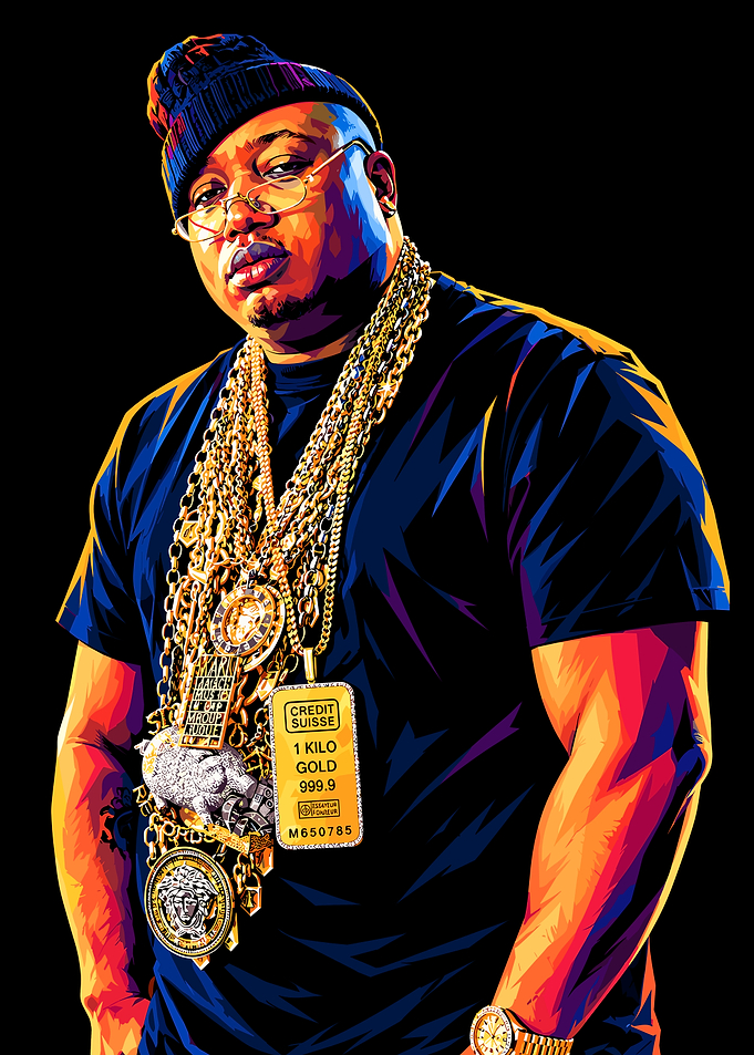 E-40 Pop Art Portrait
