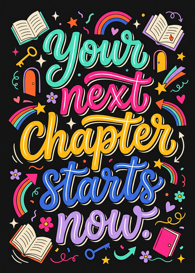 Your Next Chapter Starts Now Poster