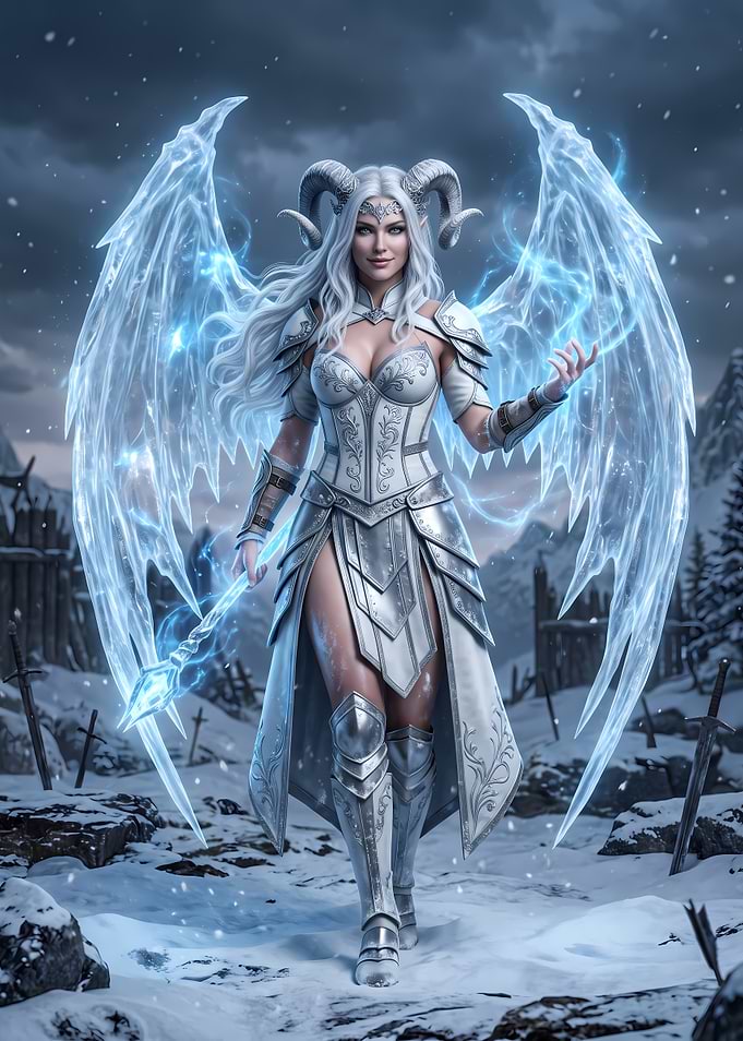 Ice Demon Queen Warrior