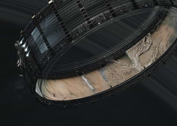 Massive Orbital Ring Space Station