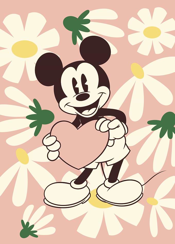 Mickey Mouse with Heart