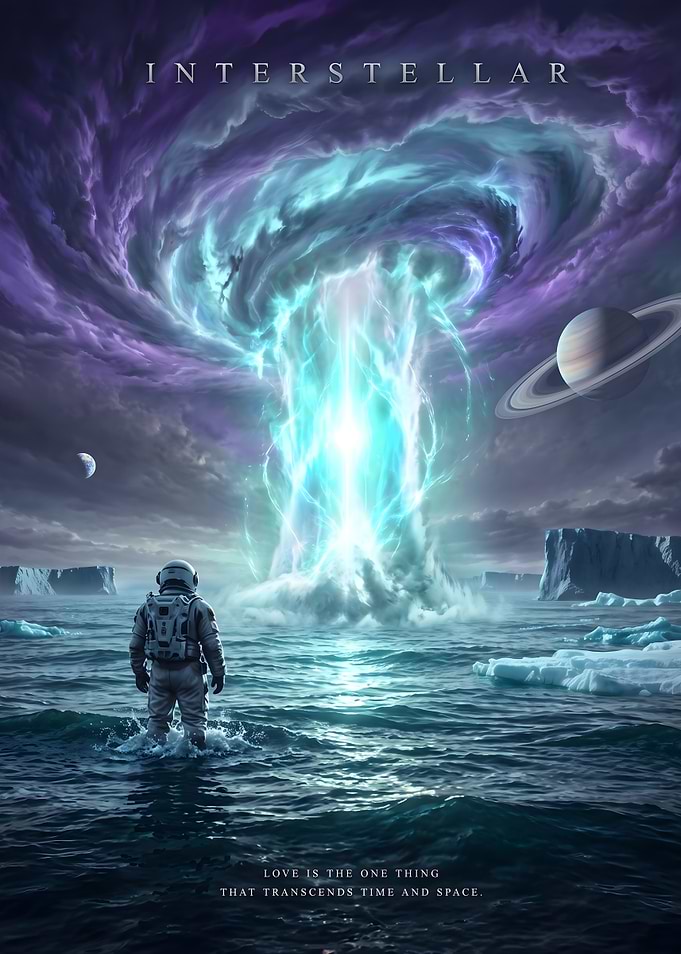 Interstellar Movie Poster Art
