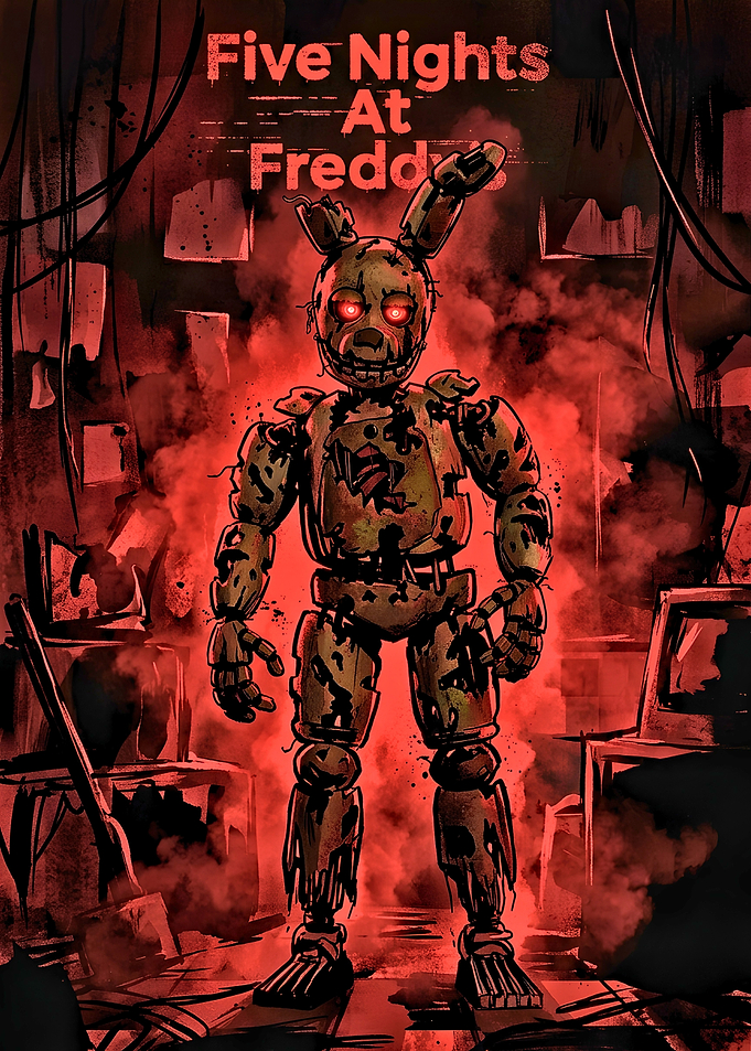 Springtrap Five Nights at Freddy's Poster