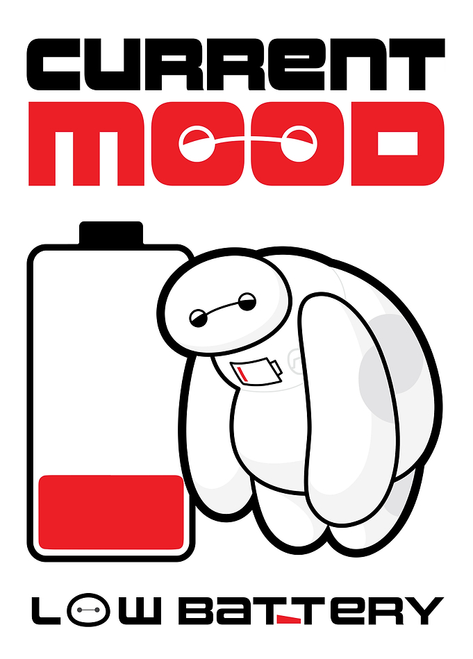 Baymax - Current Mood: Low Battery