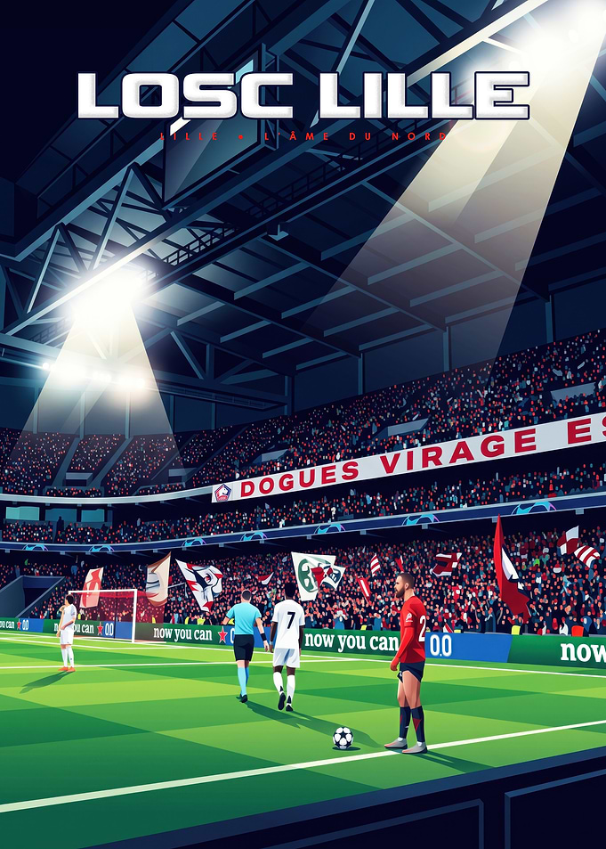 LOSC Lille Football Stadium Les Dogues Pride