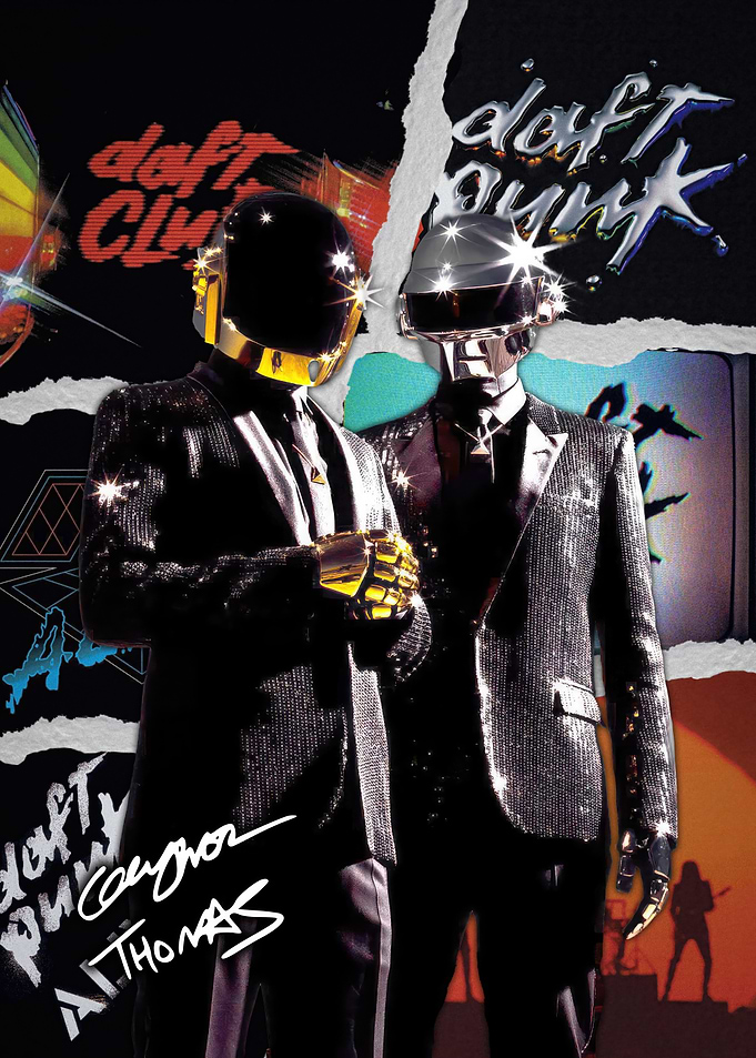 Daft Punk Iconic Duo Poster
