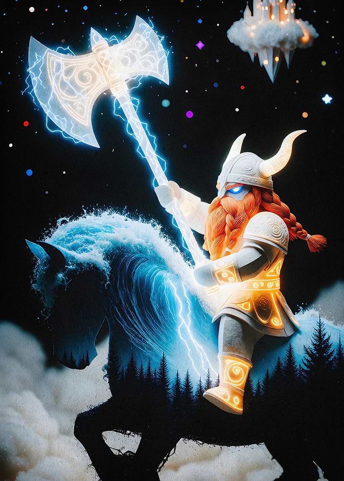 Norse Viking Warrior Fantasy Art