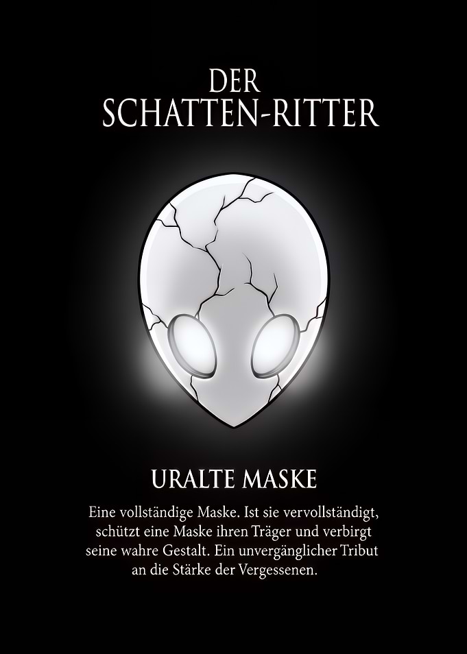 Der Schatten-Ritter Uralte Maske Poster