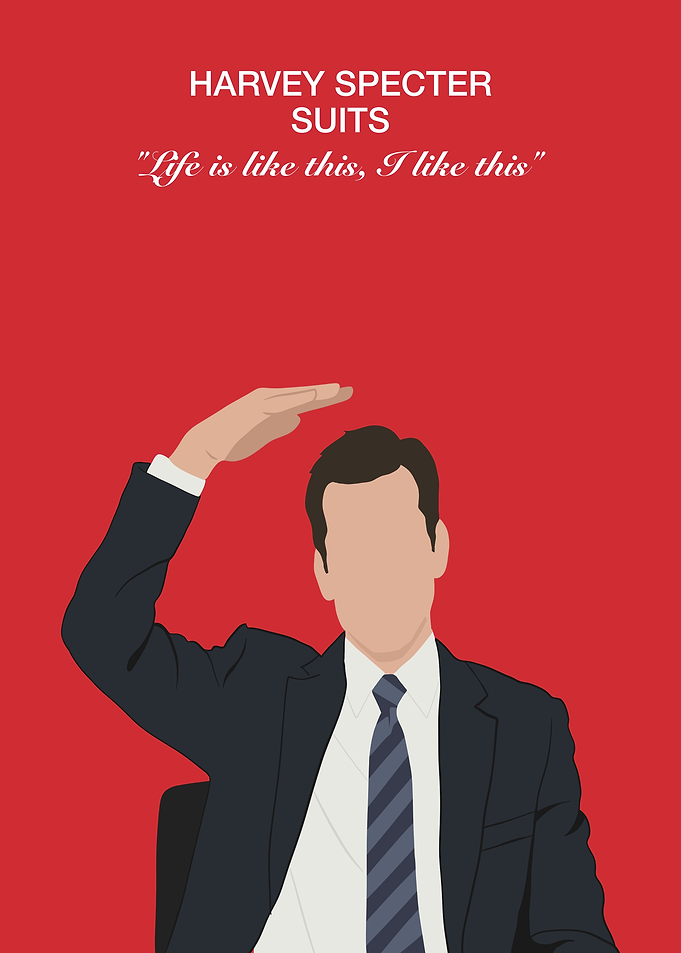 Suits Minimalist Poster