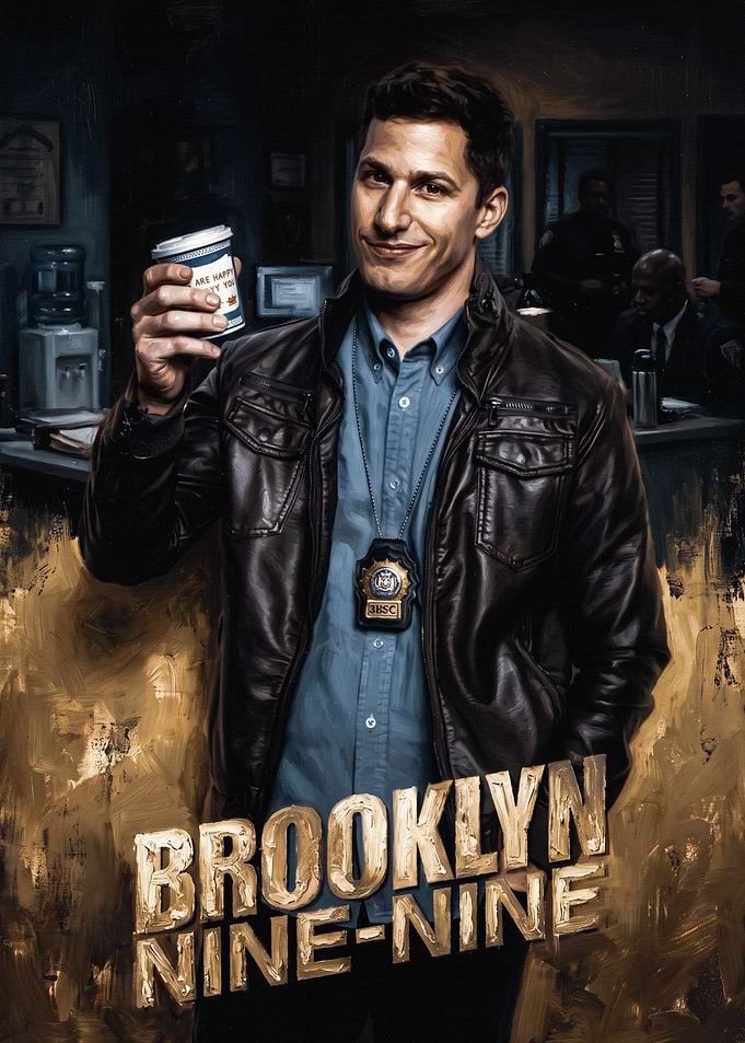 Jake Peralta Brooklyn Nine-Nine Poster