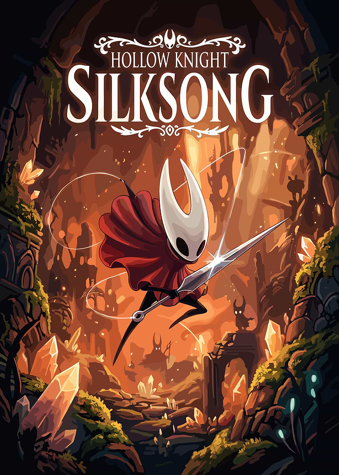 Hollow Knight Silksong Game Poster