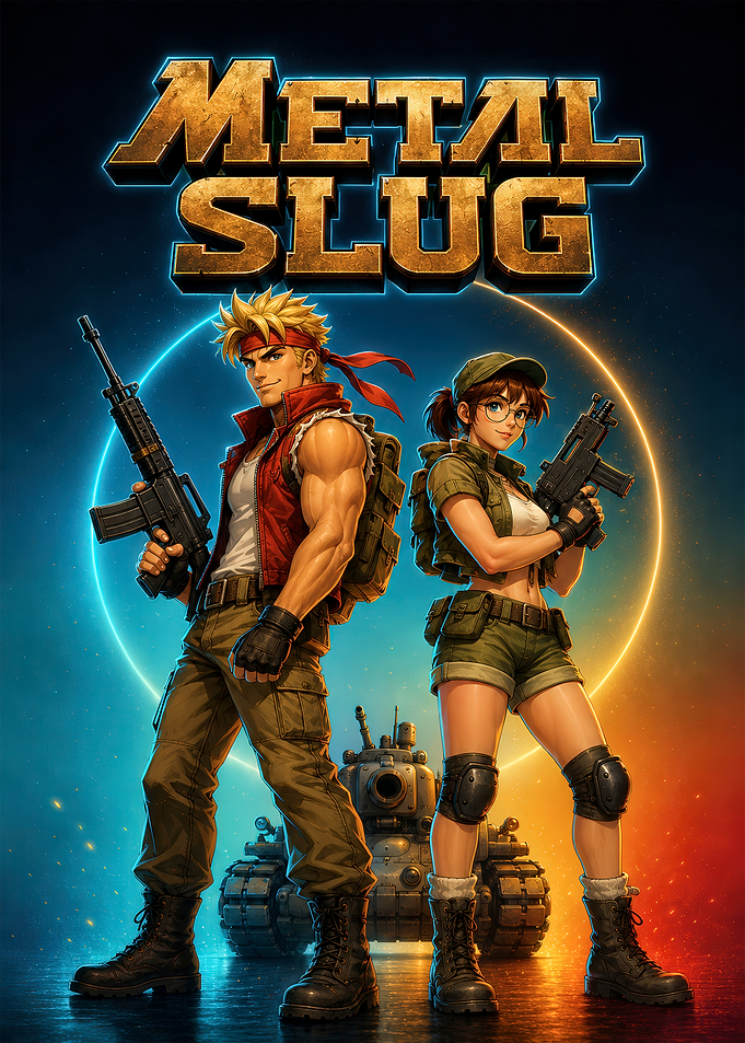 Metal Slug Game Poster Art