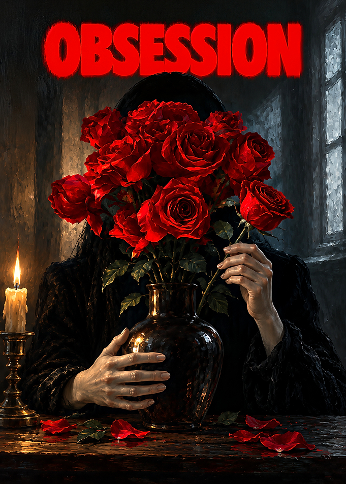Obsession Dark Rose Still Life