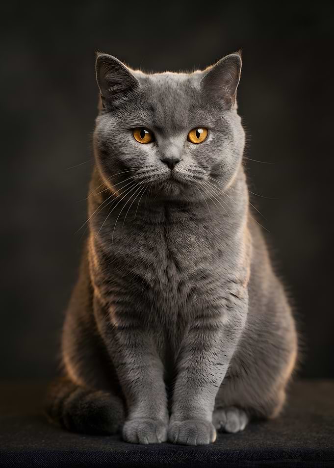 Portrait of a British Shorthair Cat