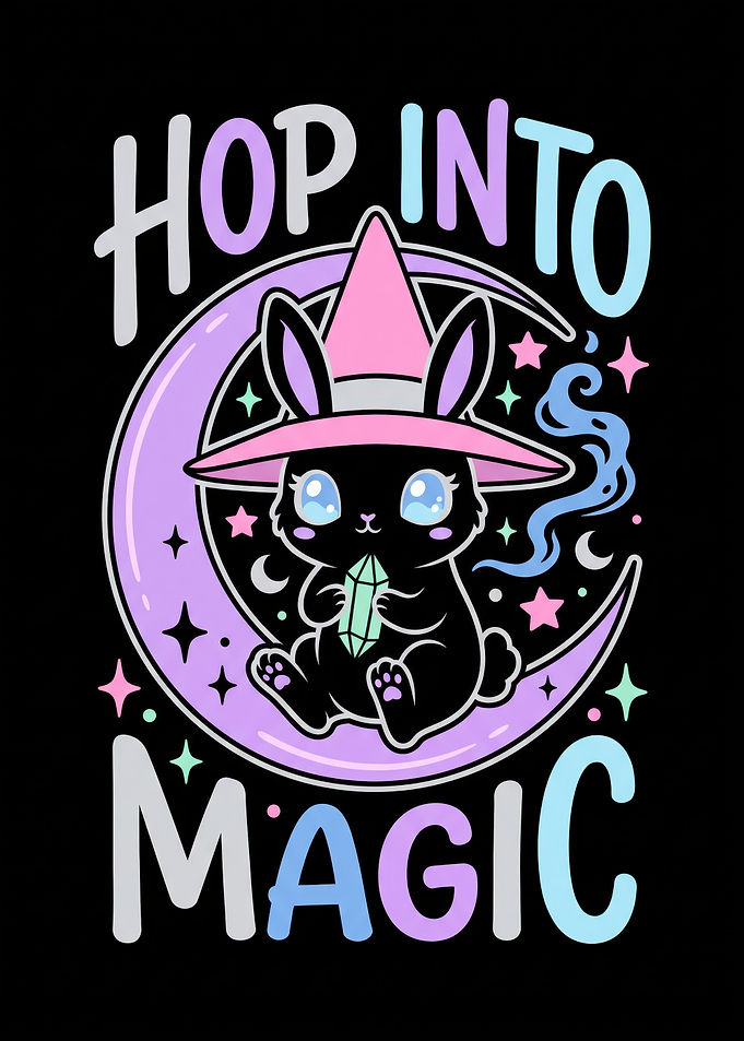 Hop Into Magic Witch Bunny