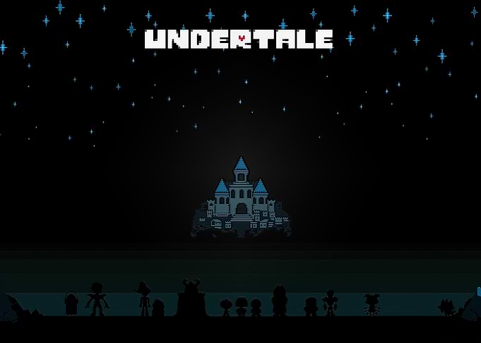 Undertale Castle Silhouette Wallpaper