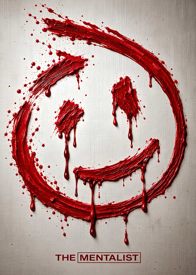 The Mentalist Red Smiley Face Poster