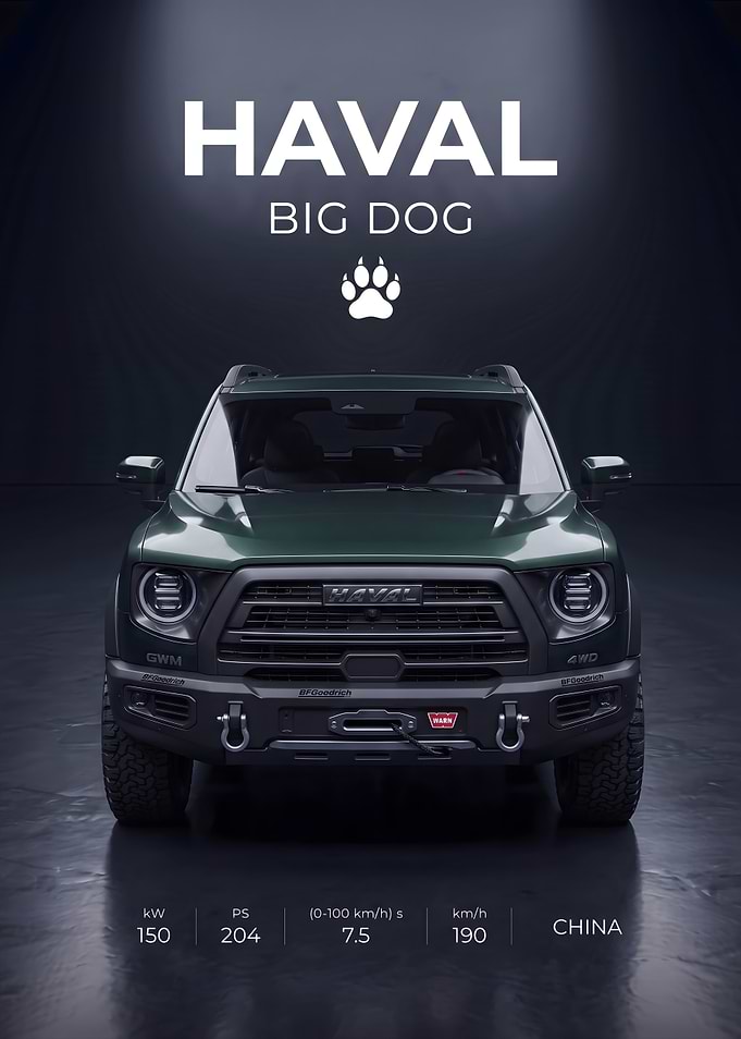 Haval Big Dog SUV Promotional Poster