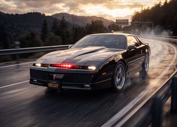 KITT Knight Rider Car Driving