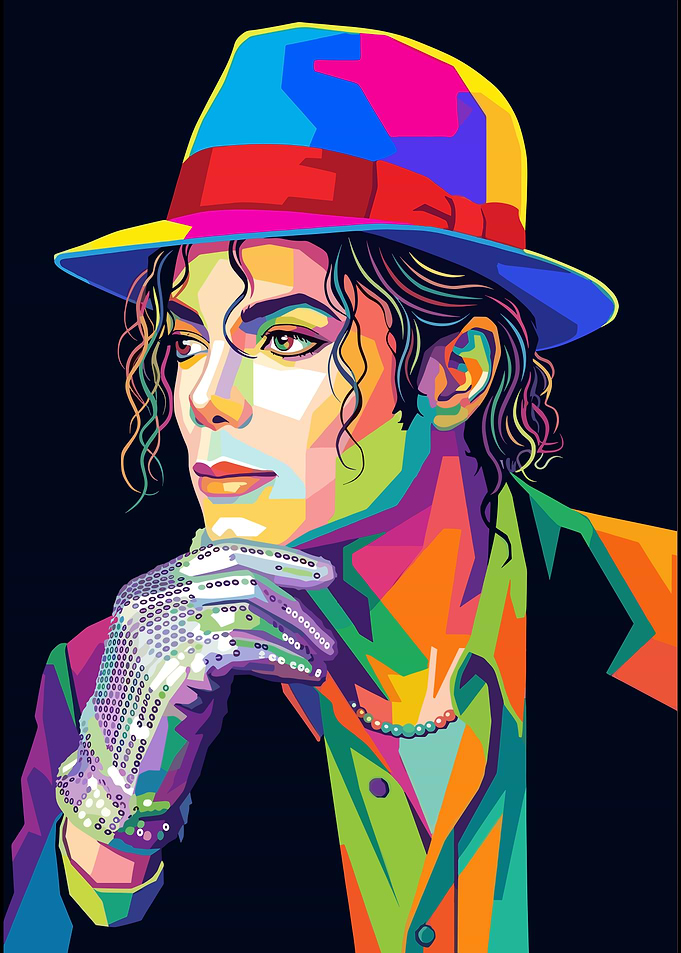 Michael Jackson Pop Art Portrait