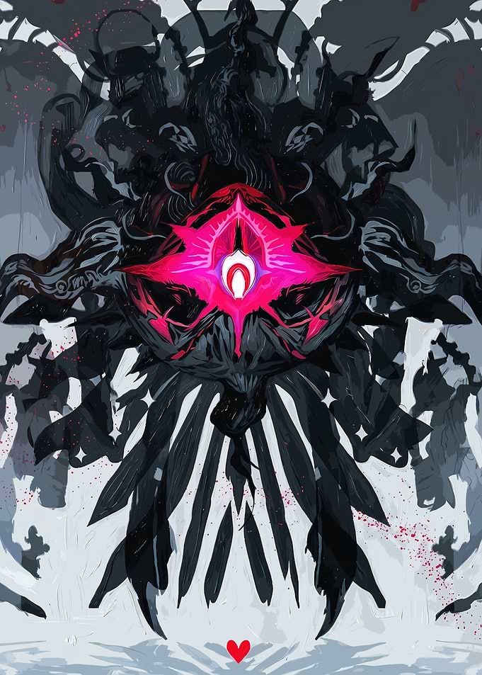 Undertale Omega Flowey Abstract Art