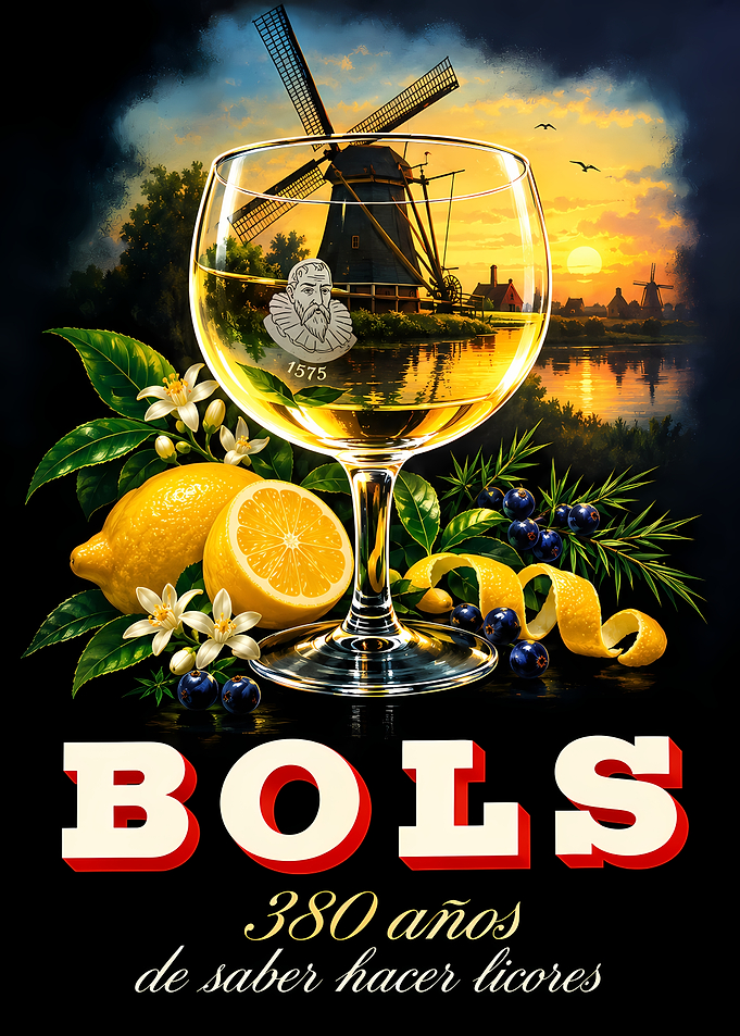 Bols Liqueur Promotional Poster