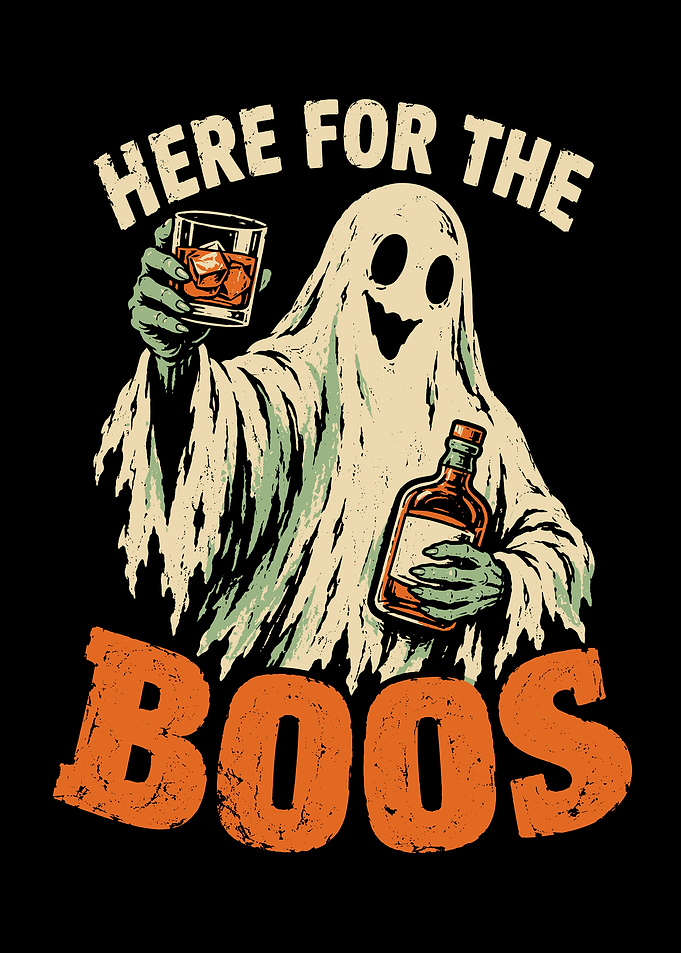 Here for the Boos Ghost Illustration