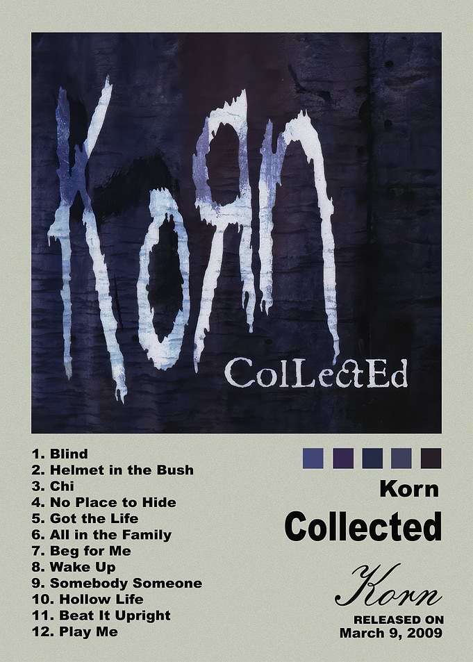 Korn Collected Album Poster