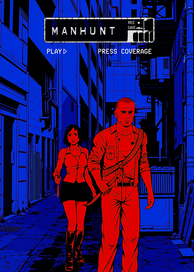 Manhunt Game Menu Screen Art