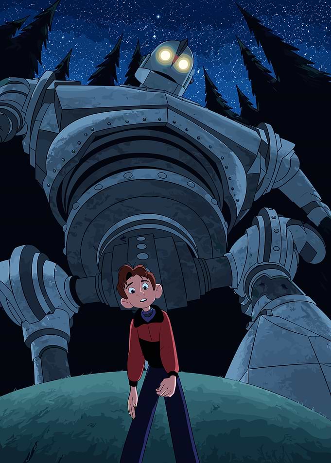 The Iron Giant and Hogarth Hughes
