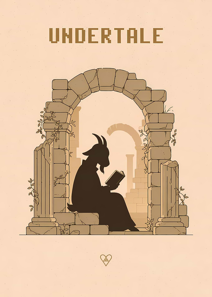 Undertale Toriel Reading in Ruins