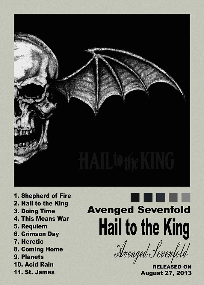 Avenged Sevenfold Hail to the King Poster