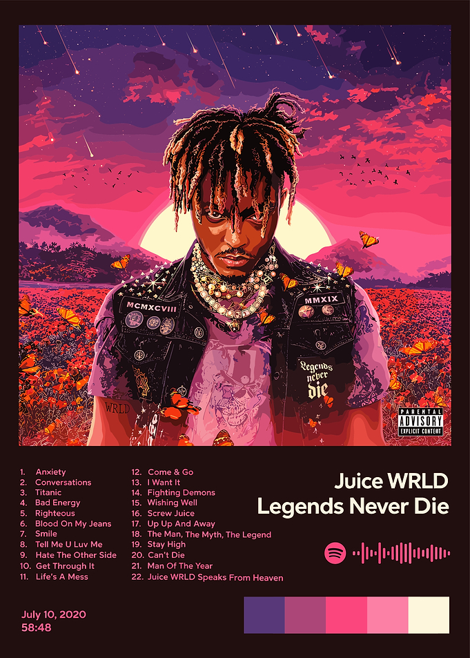 Juice WRLD Legends Never Die music