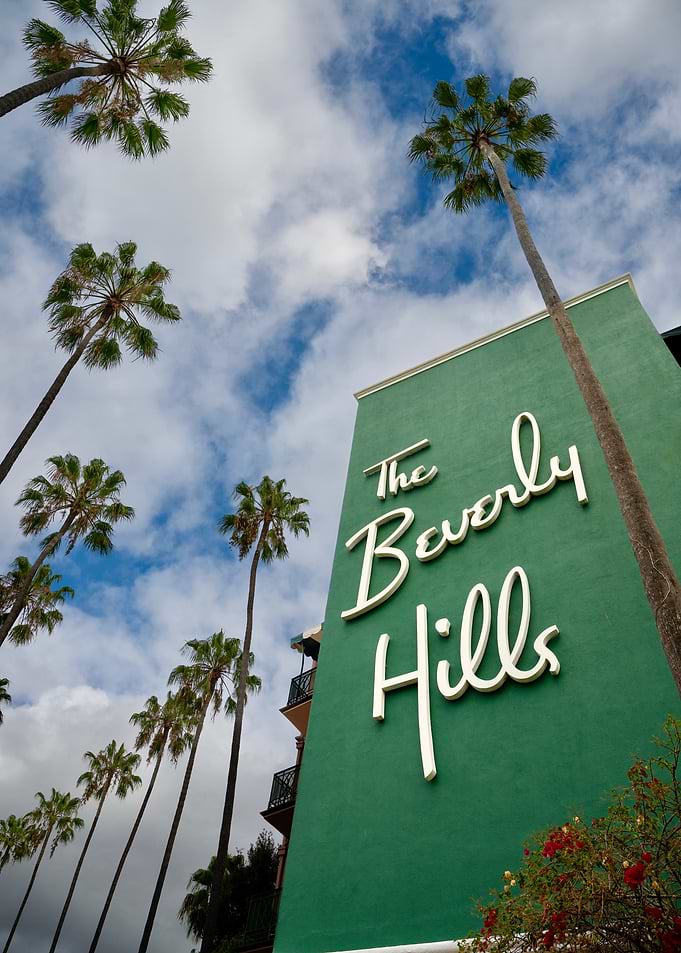 The Beverly Hills Hotel Sign