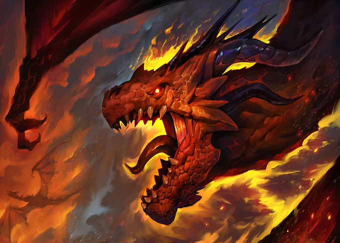 Red Dragon Roaring